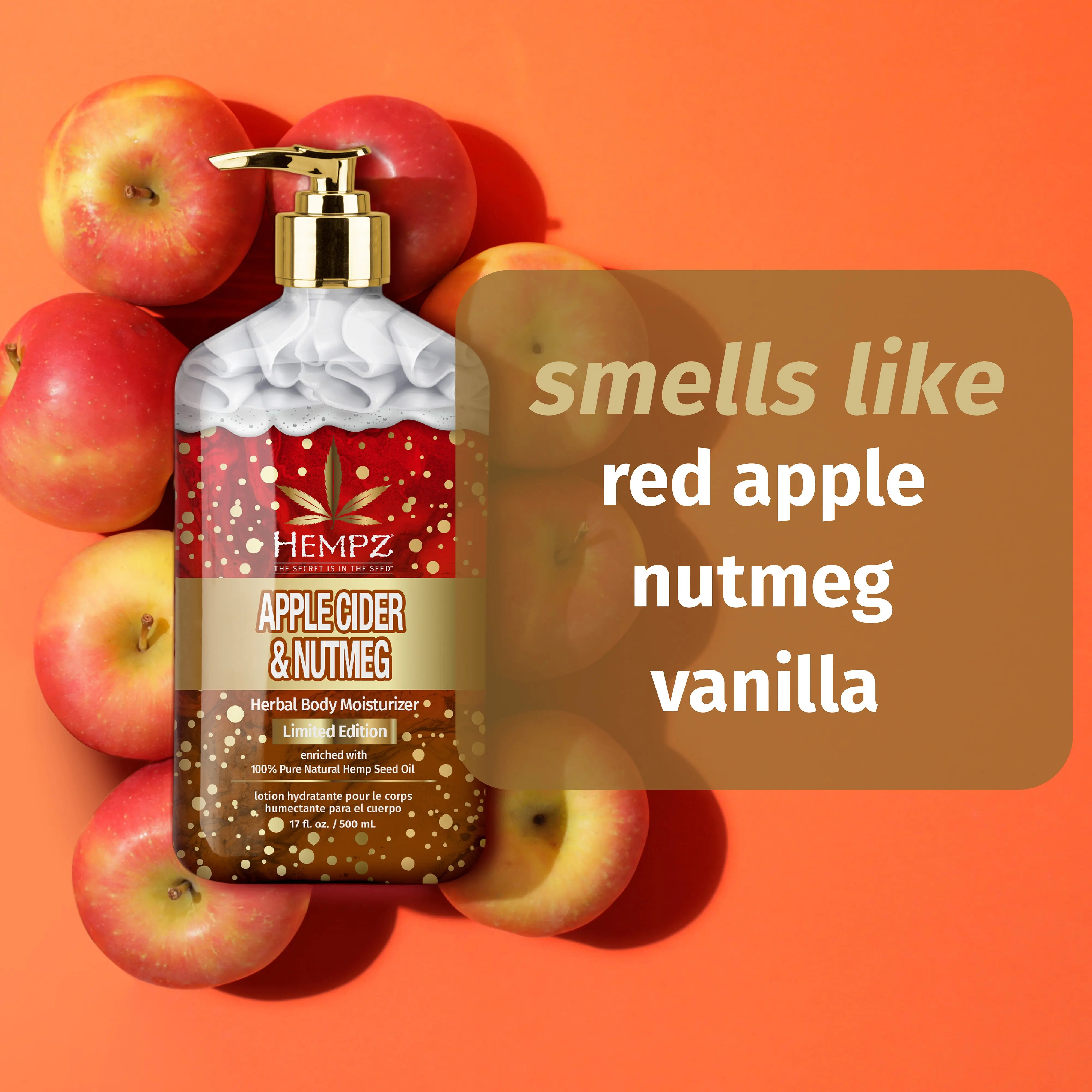Apple Cider & Nutmeg Herbal Body Moisturizer - Image 2