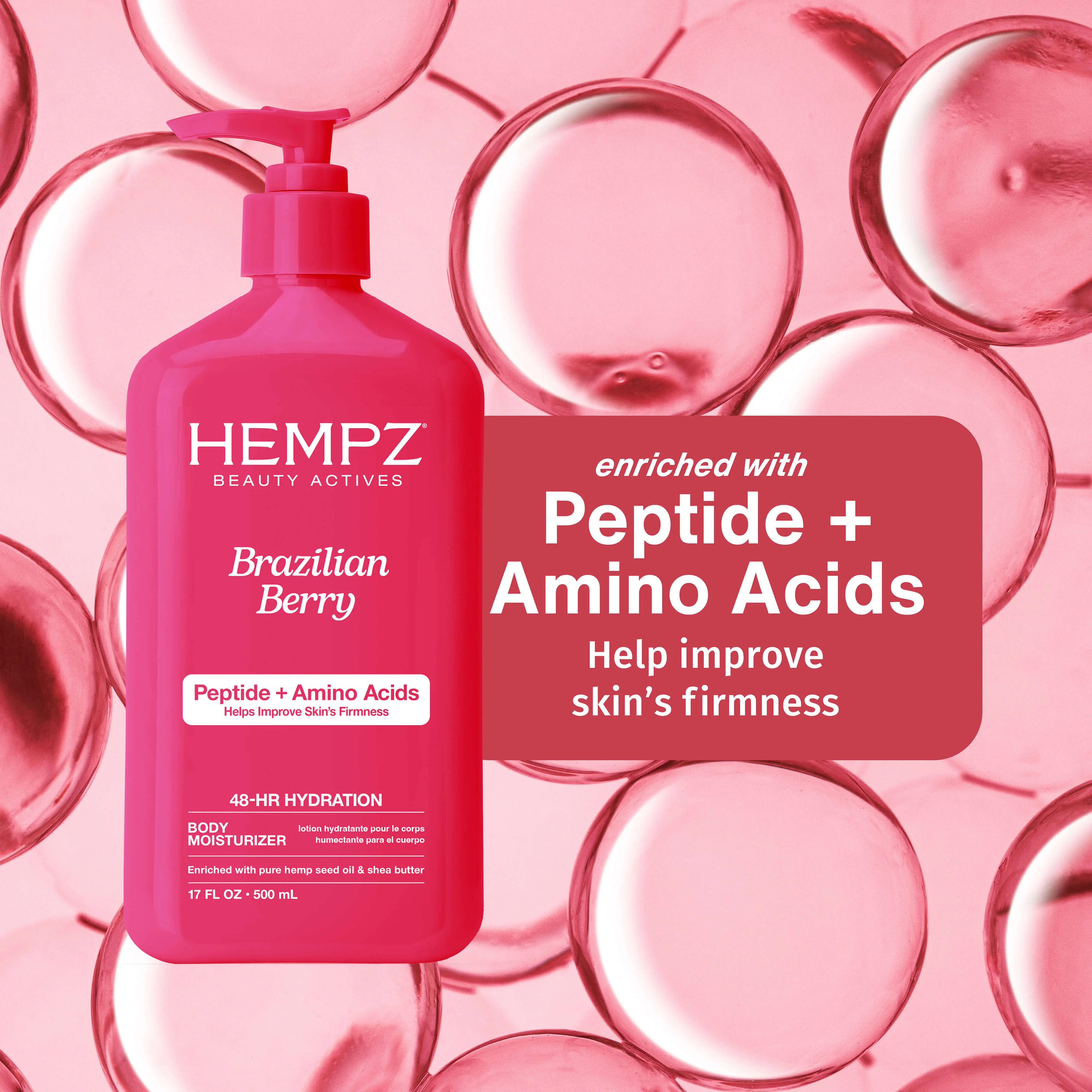Beauty Actives Brazilian Berry Moisturizing Body Lotion with Peptides + Amino Acids - Image 4