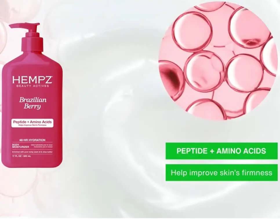 Beauty Actives Brazilian Berry Moisturizing Body Lotion with Peptides + Amino Acids - Image 9