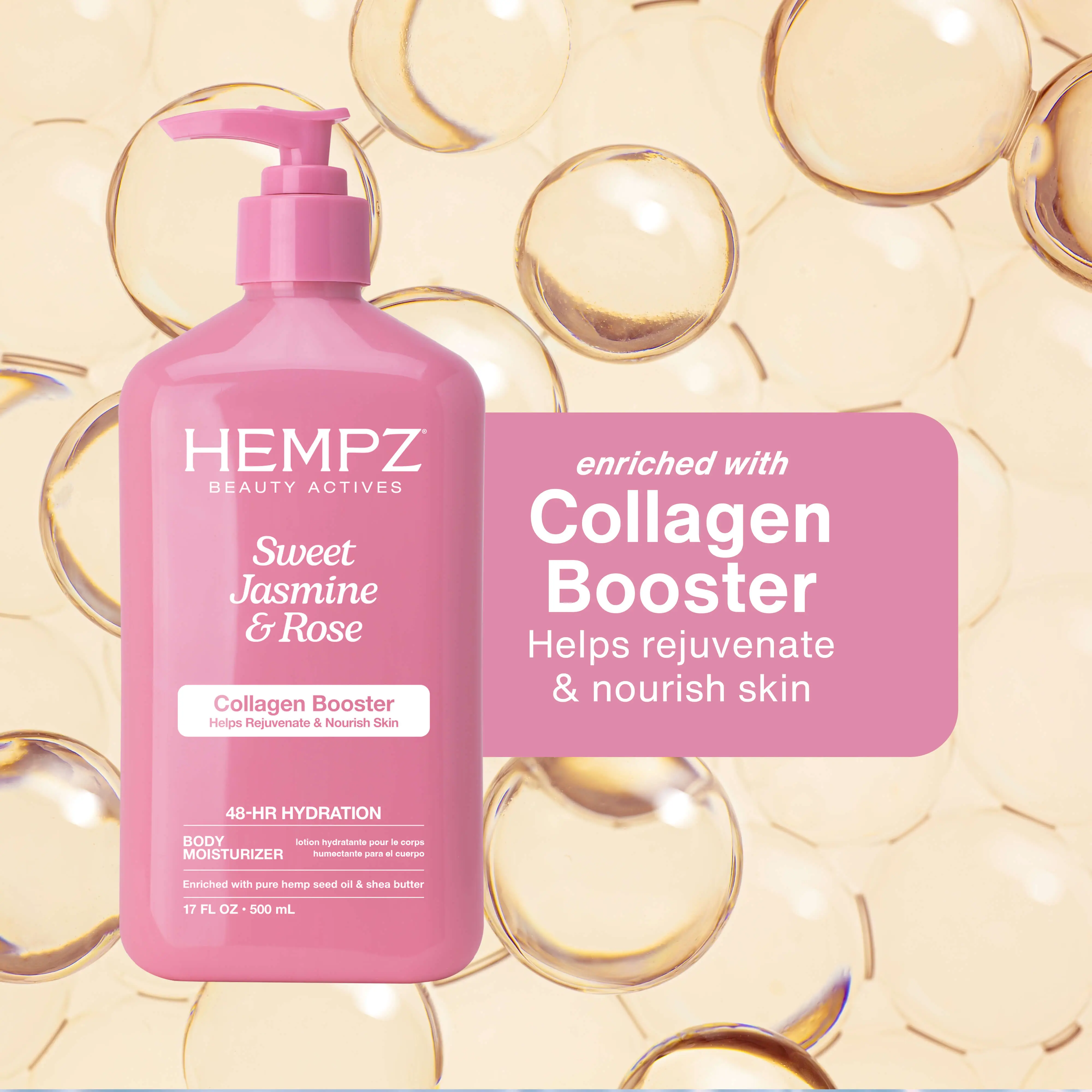 Beauty Actives Sweet Jasmine & Rose Moisturizing Body Lotion with Collagen Booster - Image 5