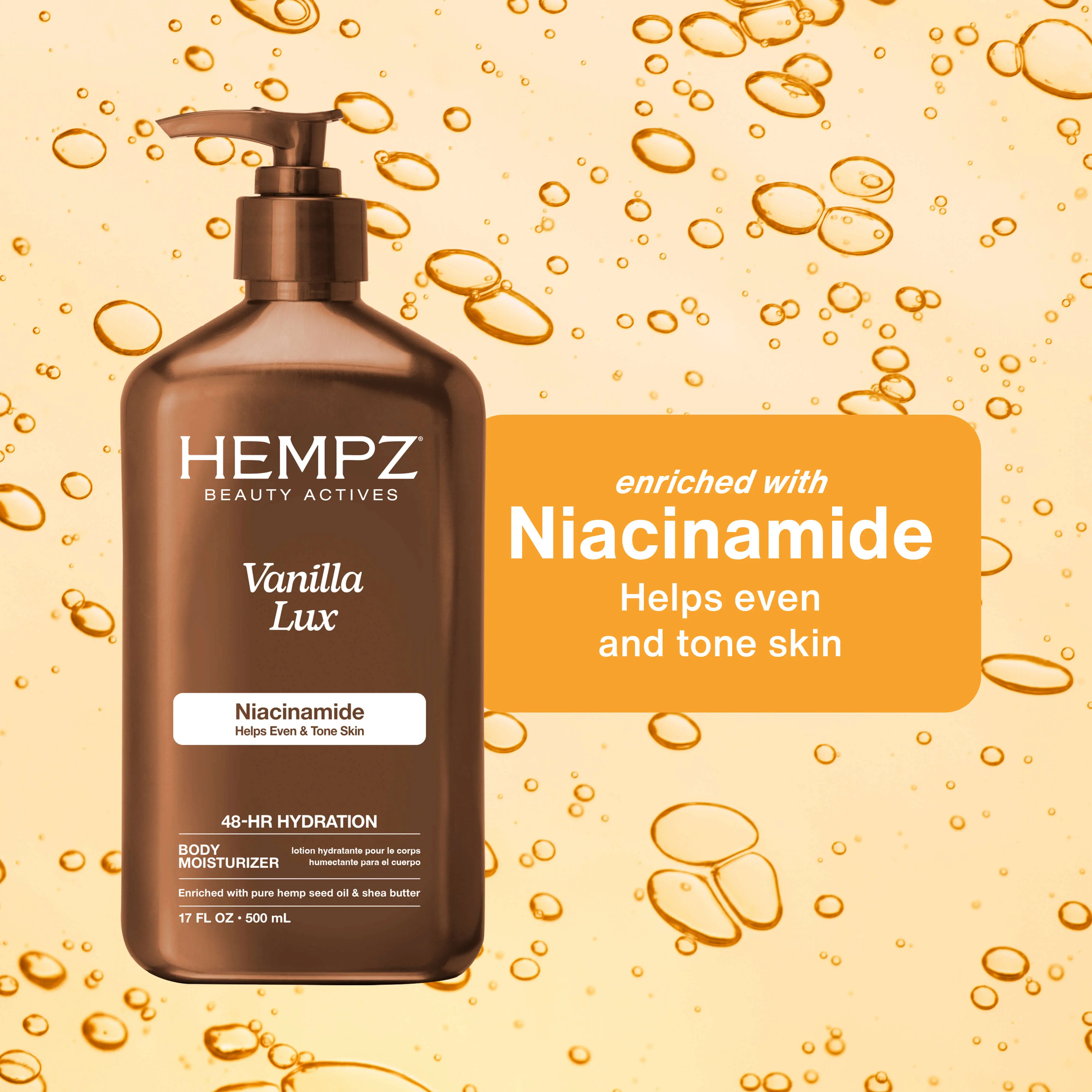 Beauty Actives Vanilla Lux Moisturizing Body Lotion with Niacinamide - Image 4