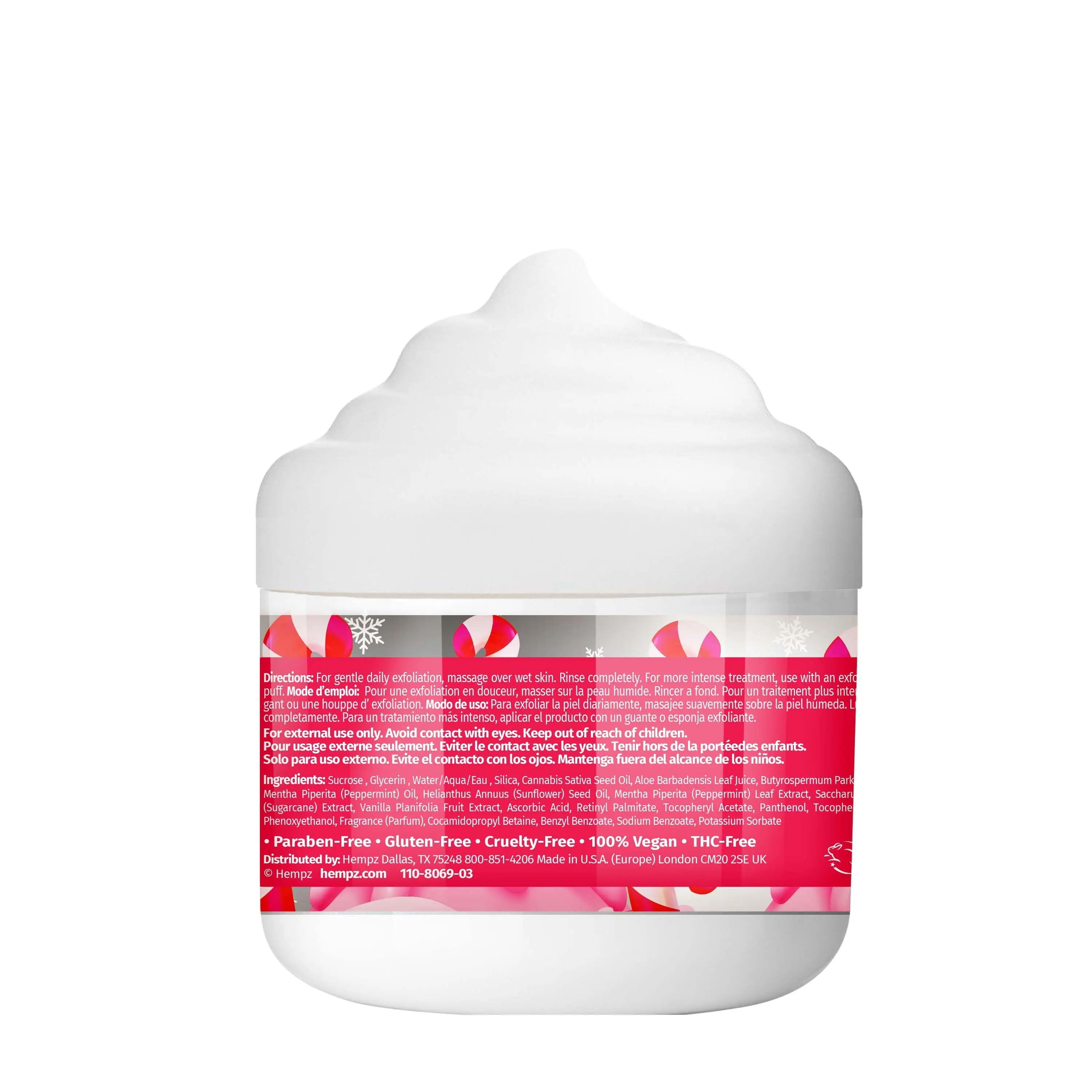 Candy Cane Lane Herbal Body Scrub - Image 3