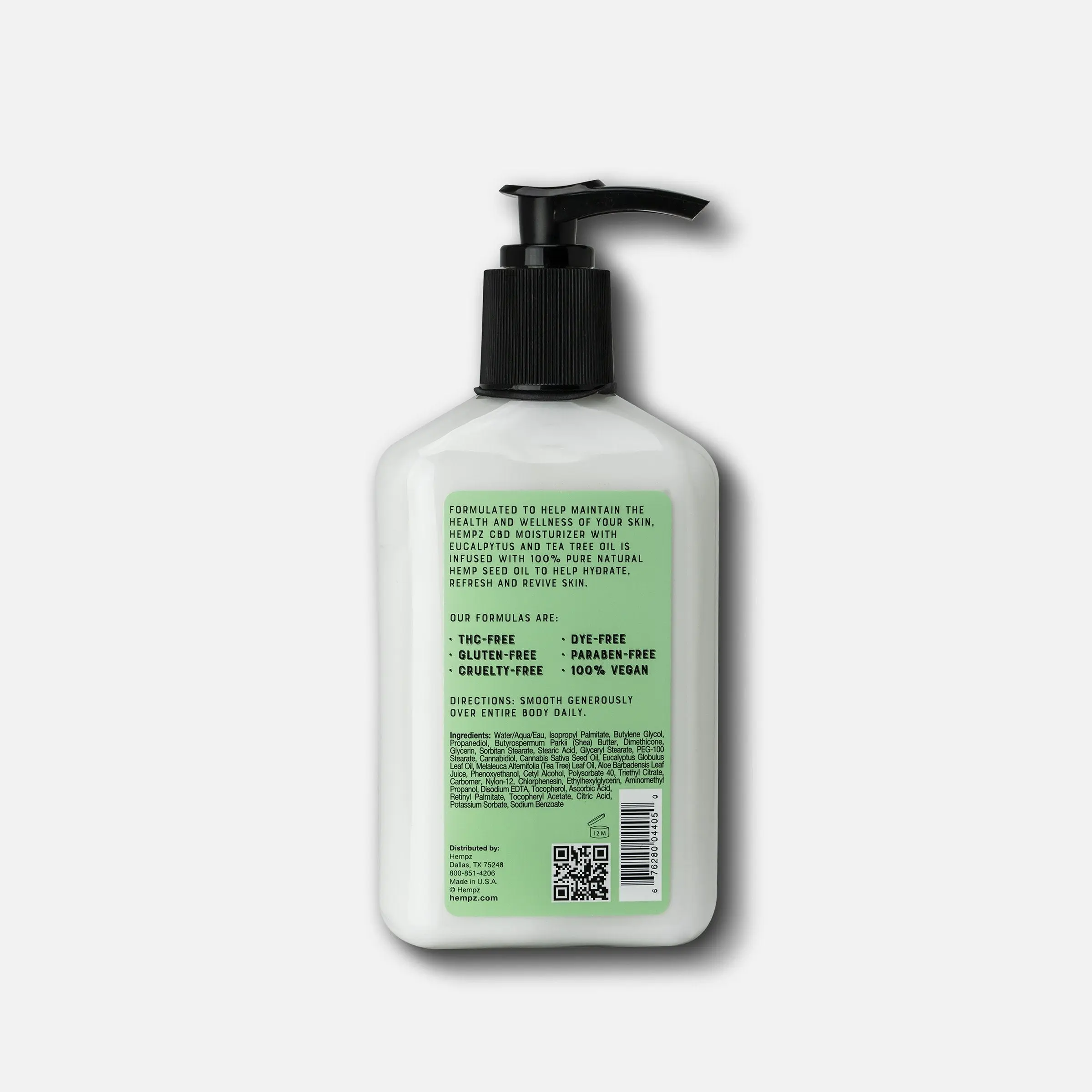 CBD Aromatherapy Eucalyptus & Tea Tree Oil Herbal Body Moisturizer - Image 5