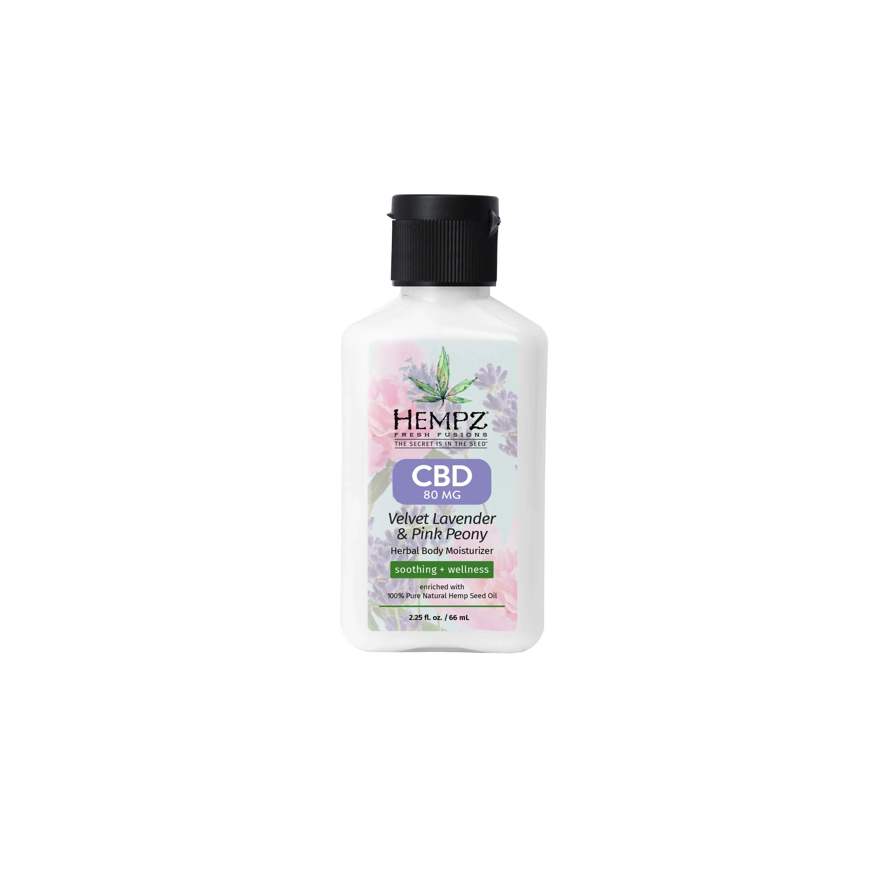 CBD Fresh Fusions Velvet Lavender & Pink Peony Herbal Body Moisturizer - Image 2