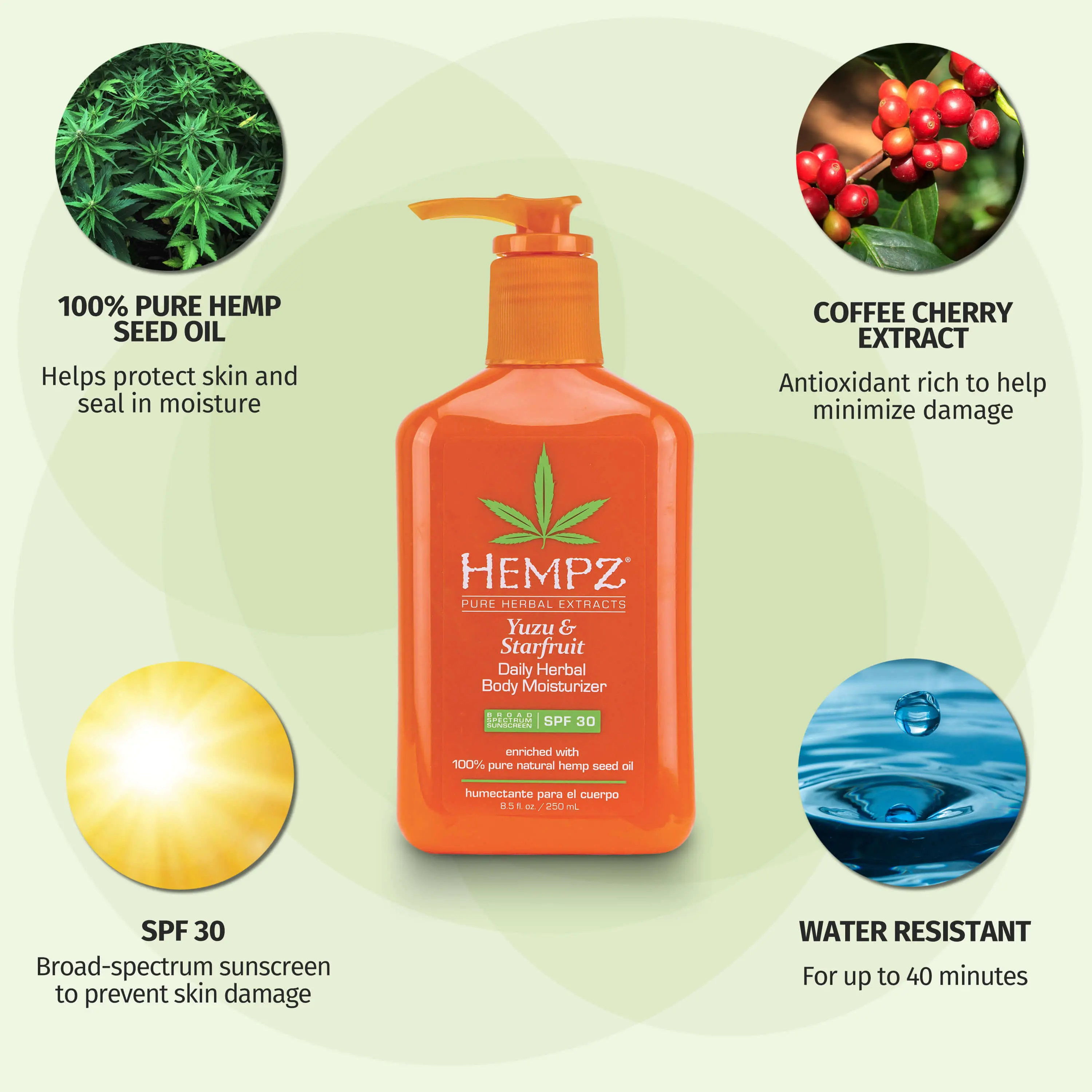 Daily SPF Yuzu & Starfruit Herbal Body Moisturizer with SPF 30 - Image 5