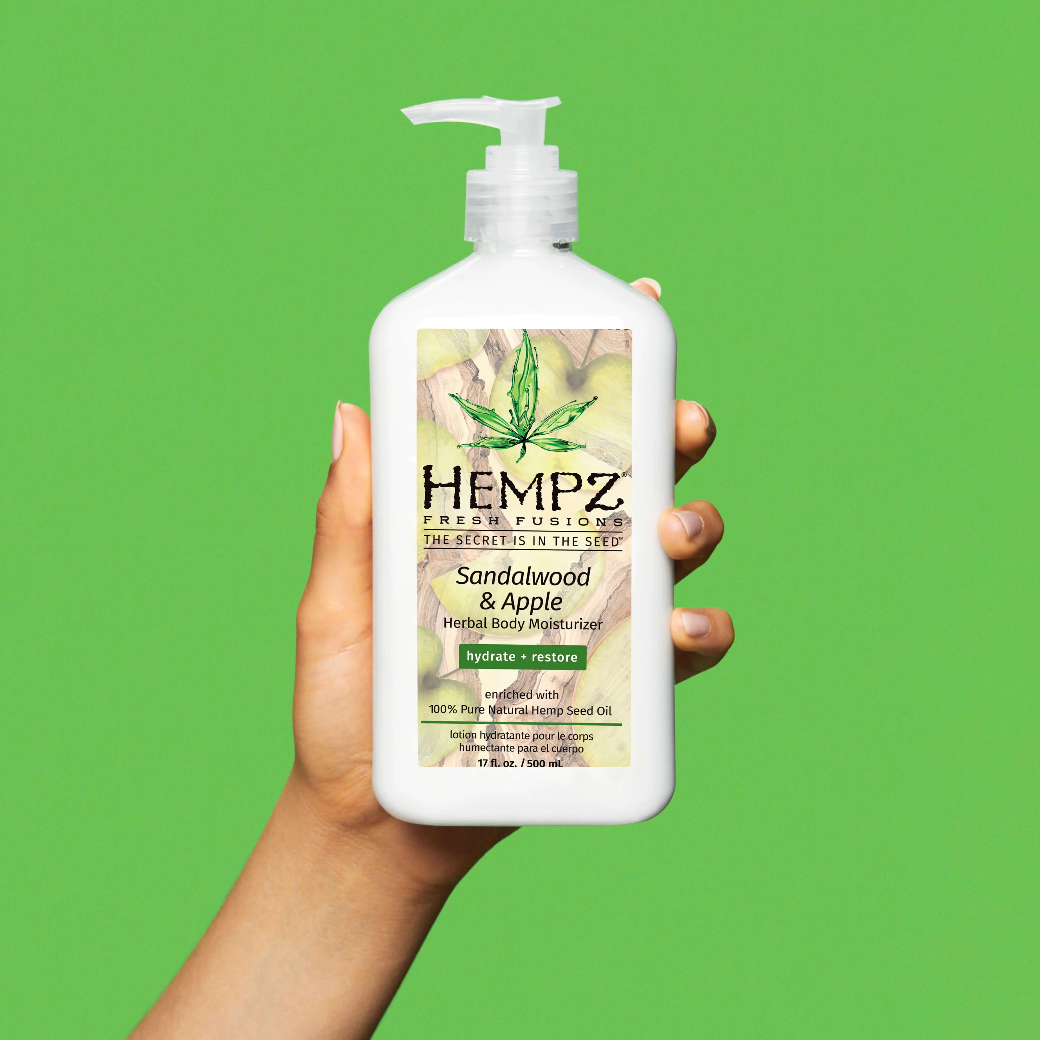 Fresh Fusions Sandalwood & Apple Herbal Body Moisturizer - Image 3
