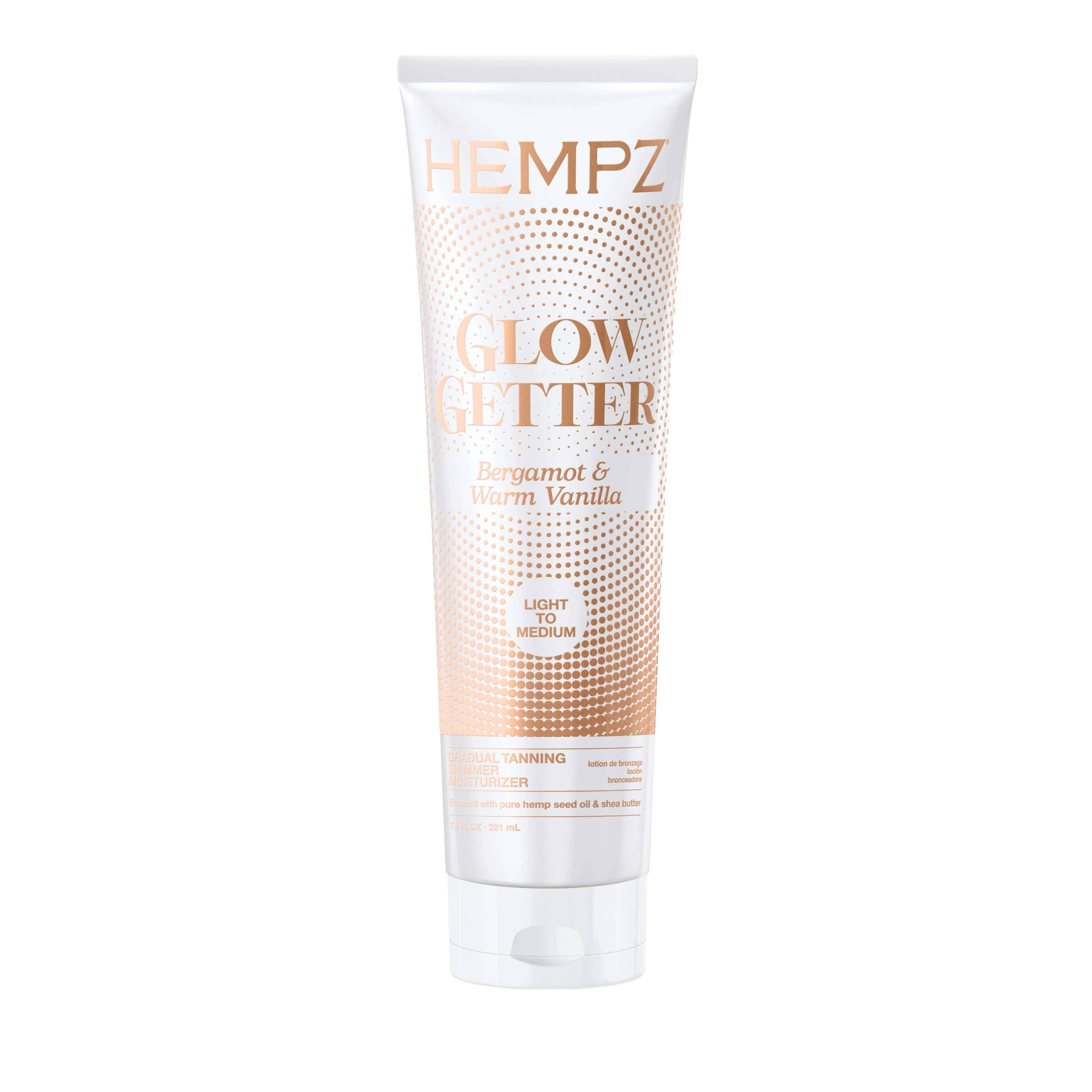 Glow Getter Daily Gradual Tanning Moisturizer With Shimmer, Light-Medium