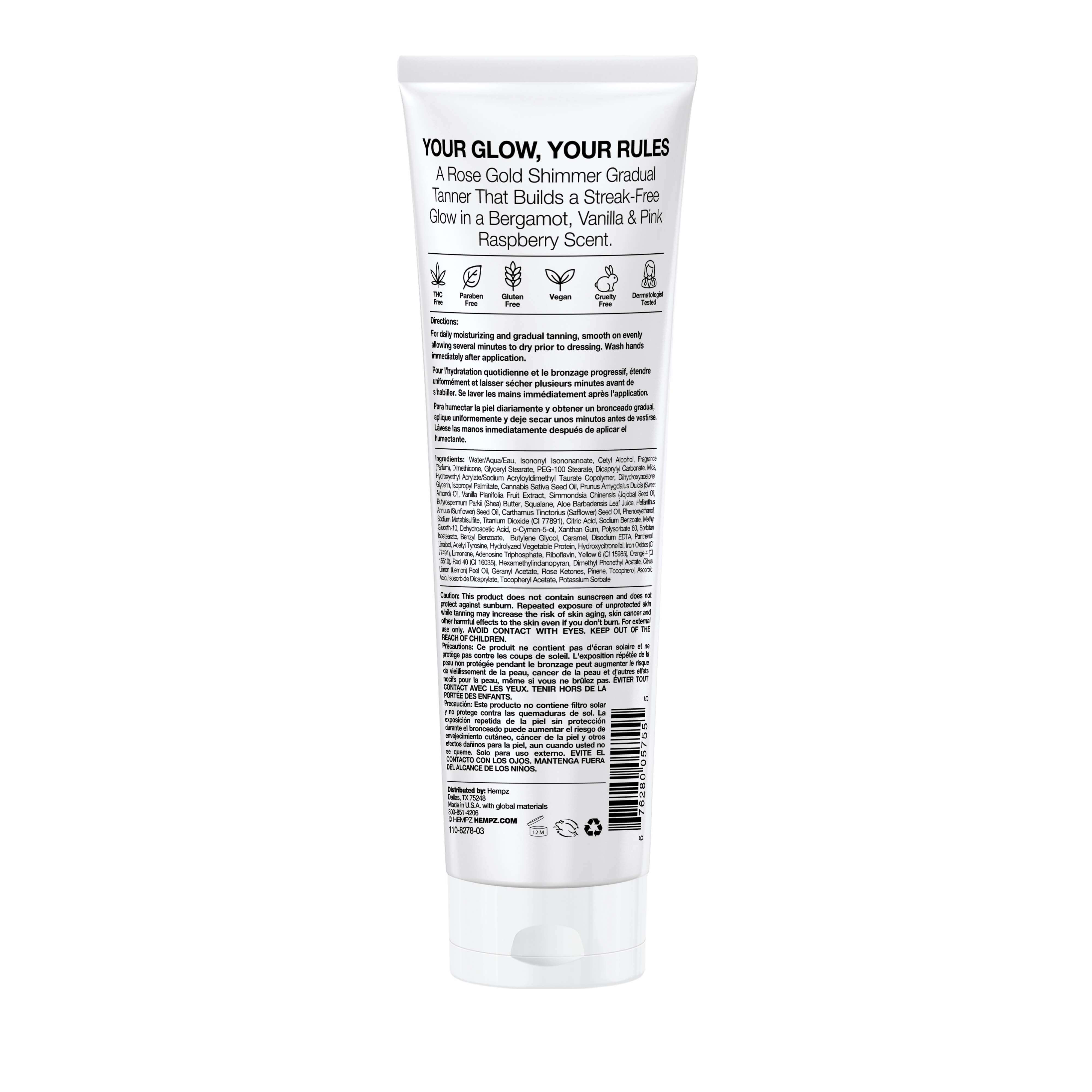 Glow Getter Daily Gradual Tanning Moisturizer With Shimmer, Light-Medium - Image 2