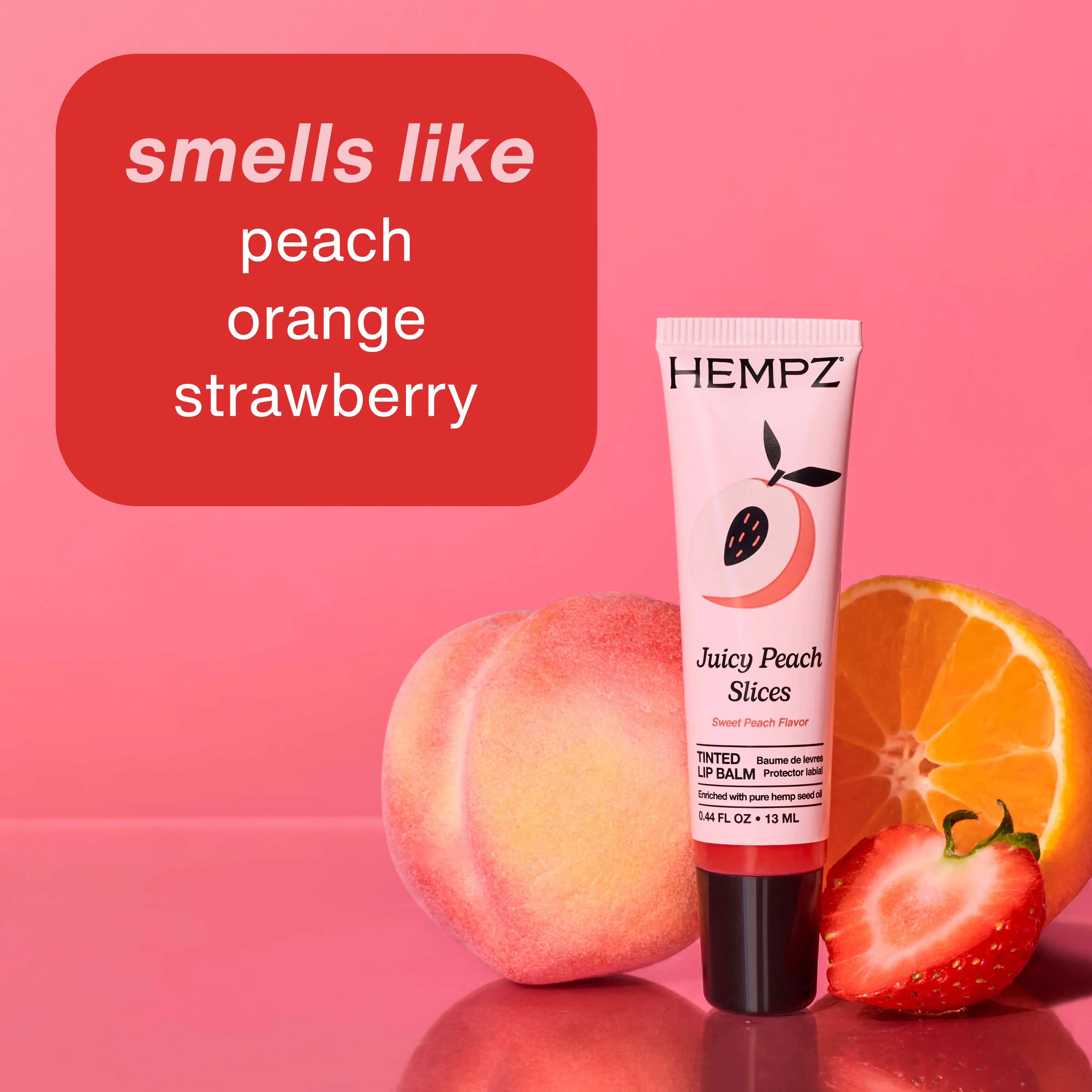 Juicy Peach Slices Tinted Lip Balm - Image 3