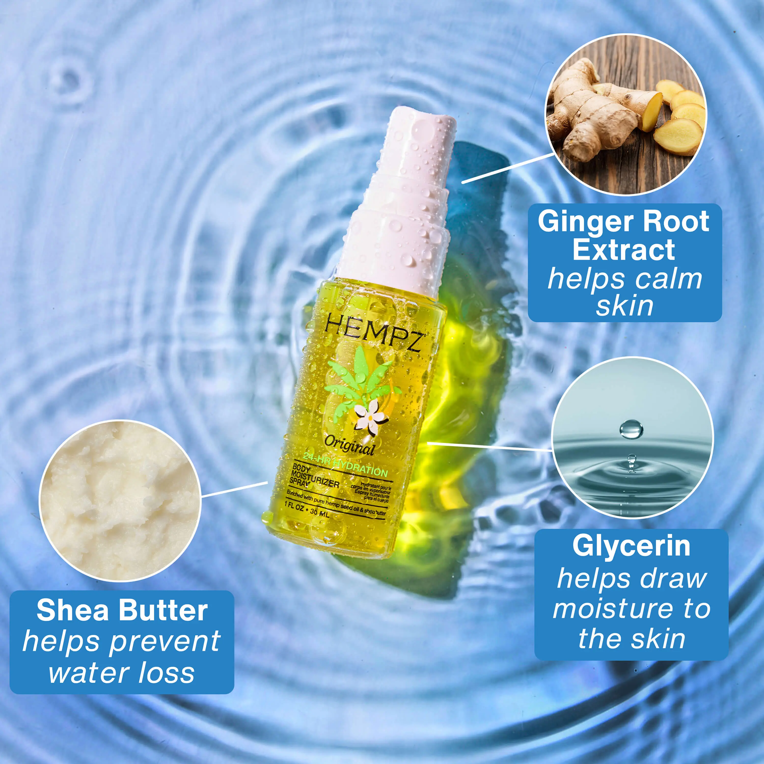 Original Floral/Banana Moisturizing Body Fragrance Spray - Image 3