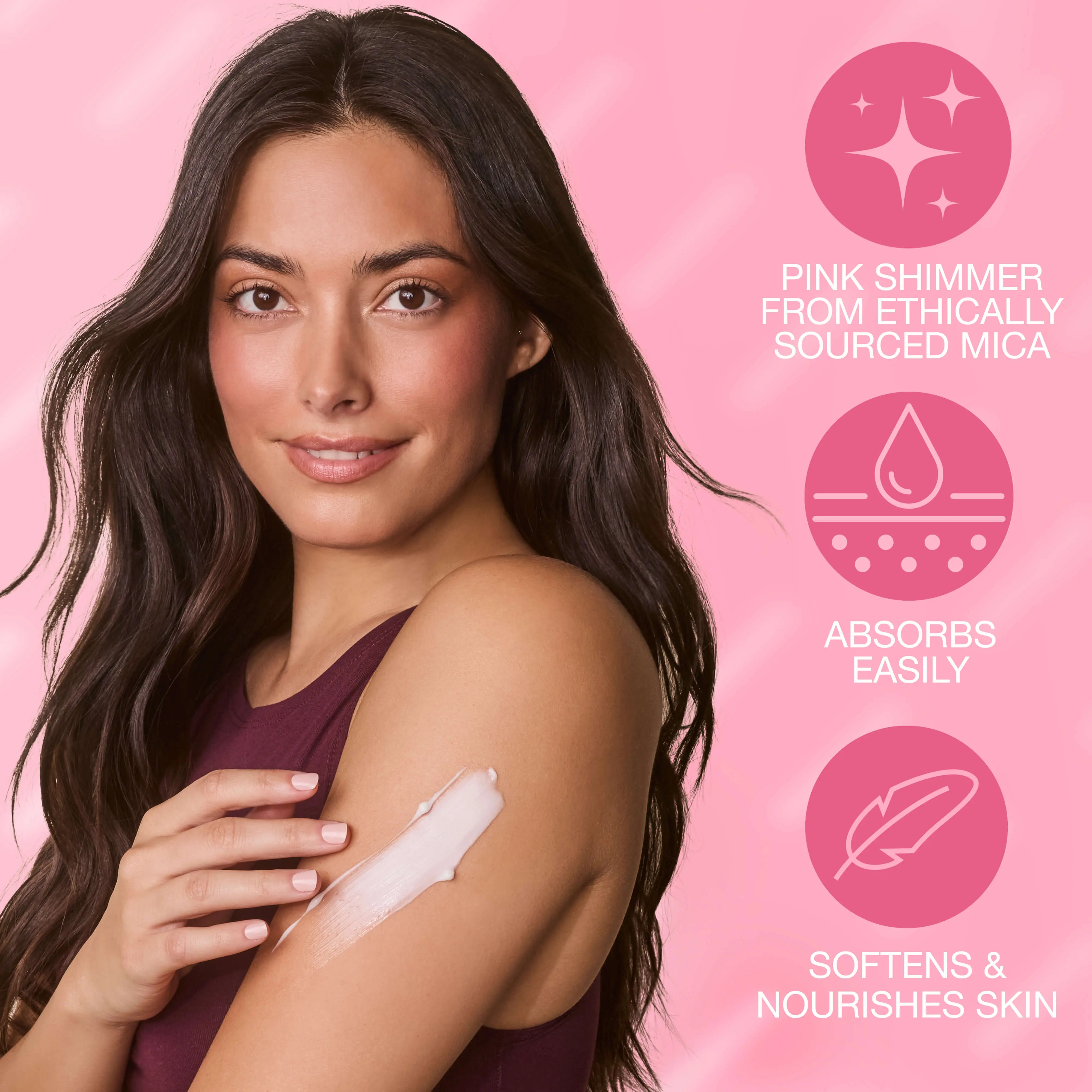 Rosé All Day Moisturizing Body Lotion with Shimmer - Image 6