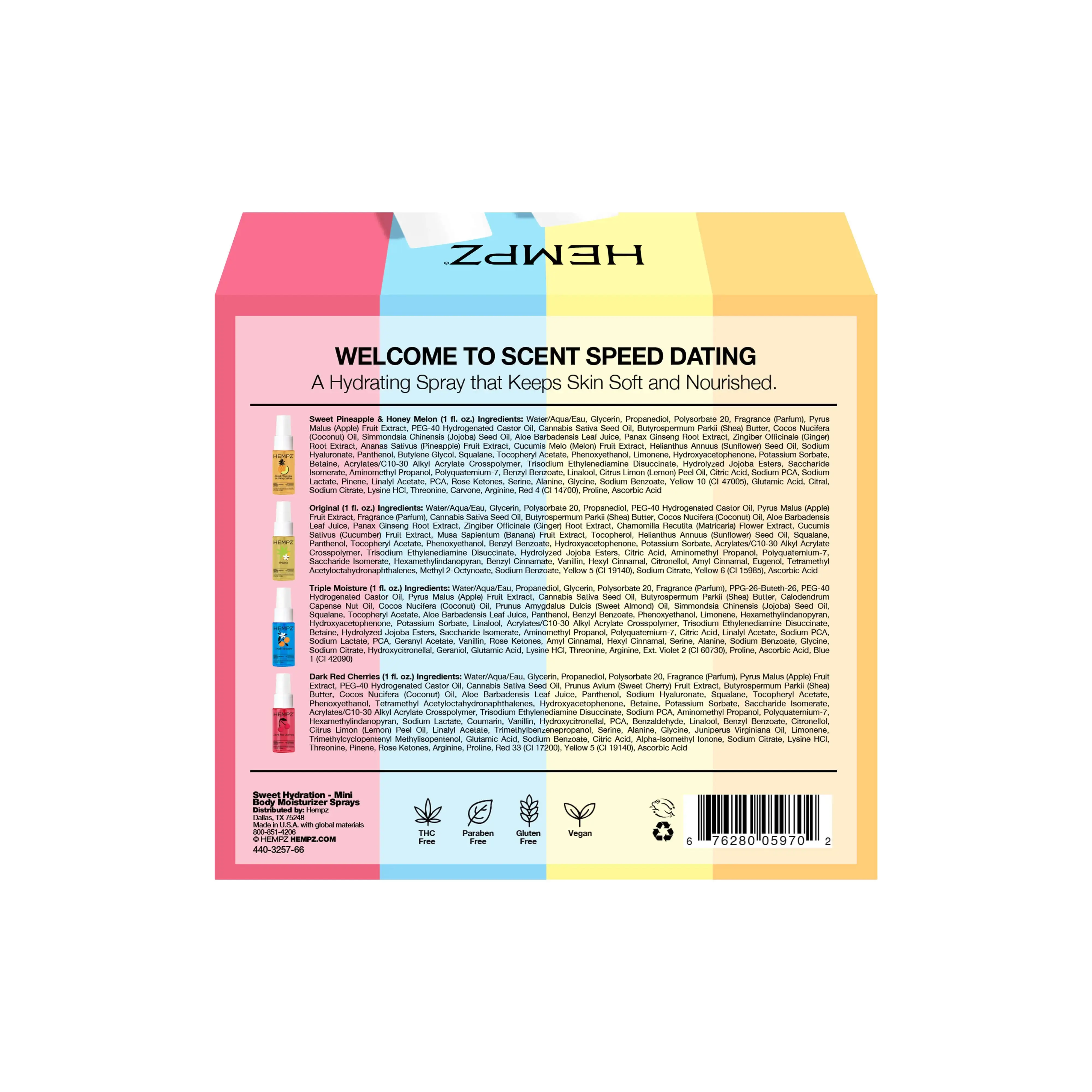 Sweet Hydration Mini Moisturizing Body Fragrance Spray Kit - Image 9