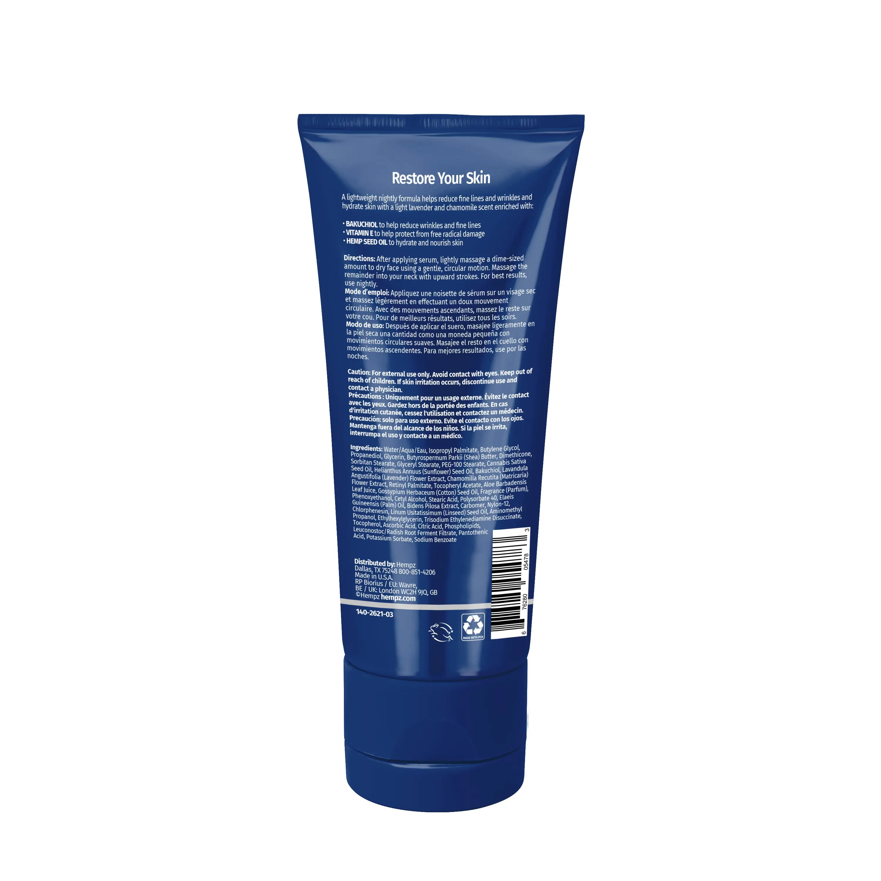 Beauty Actives Lavender & Chamomile Restoring Night Facial Moisturizer with Retinol Alternative - Image 6