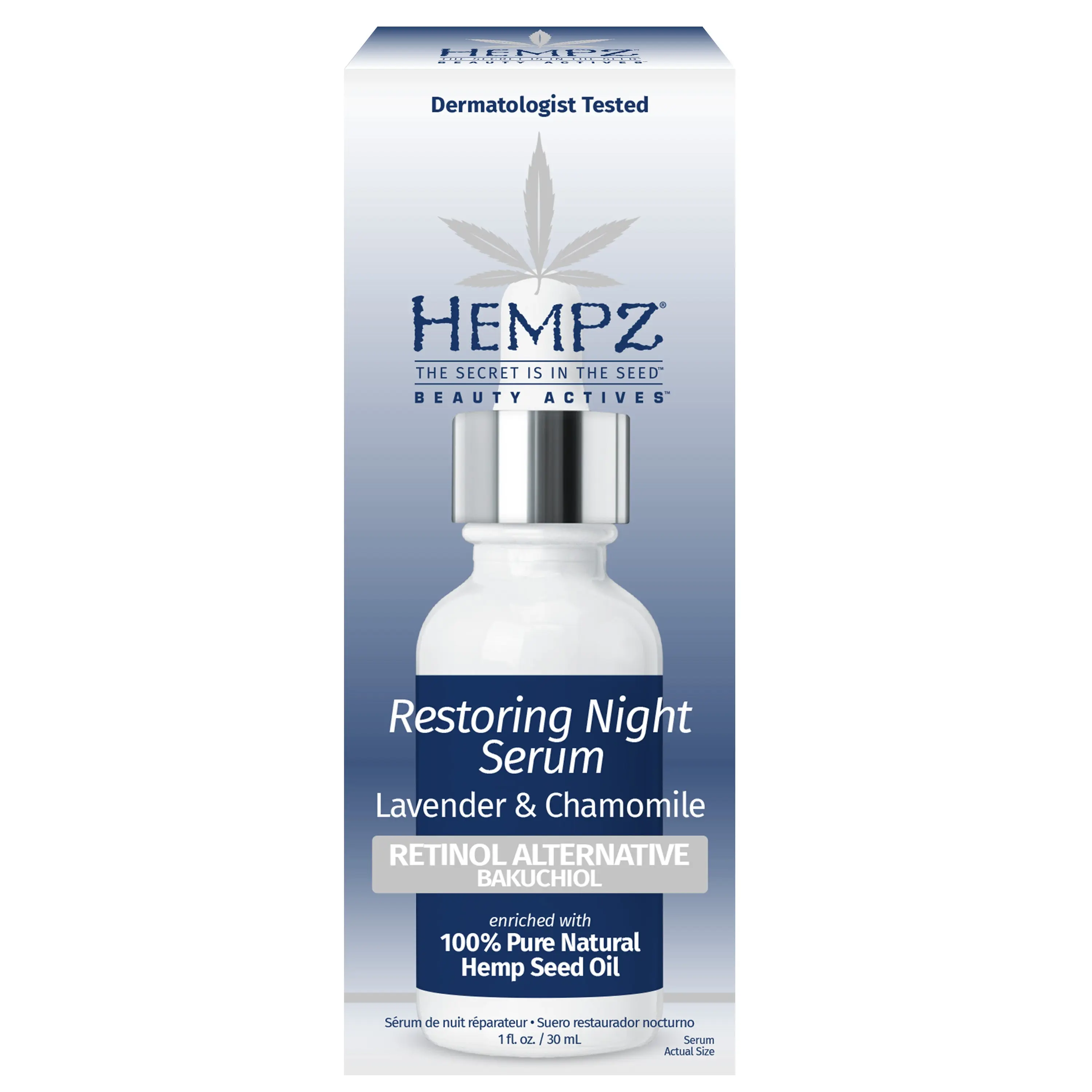 Beauty Actives Lavender & Chamomile Restoring Night Facial Serum with Retinol Alternative - Image 6