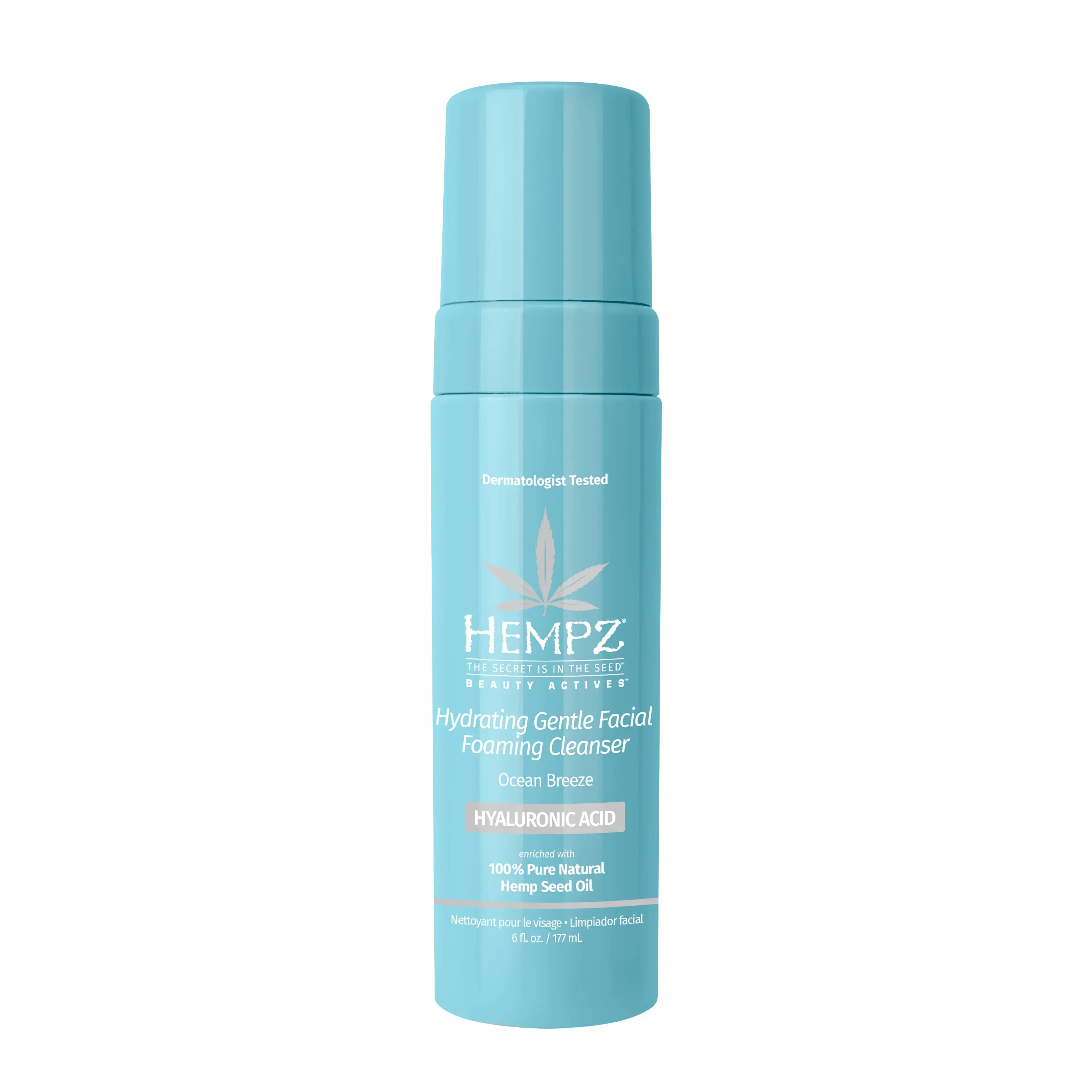 Beauty Actives Ocean Breeze Gentle Facial Foaming Cleanser with Hyaluronic Acid