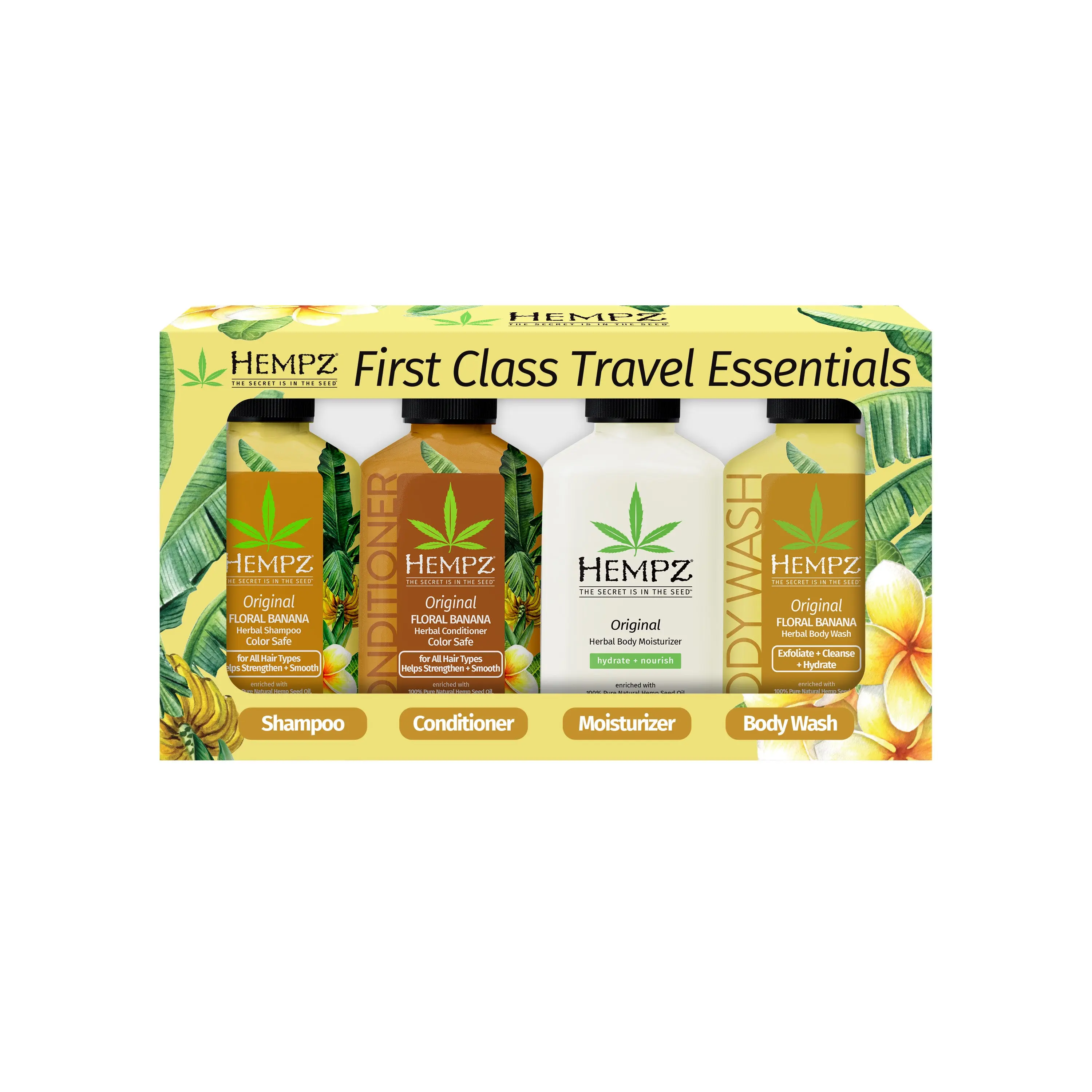Original Floral & Banana First-Class Travel Essentials Gift Set