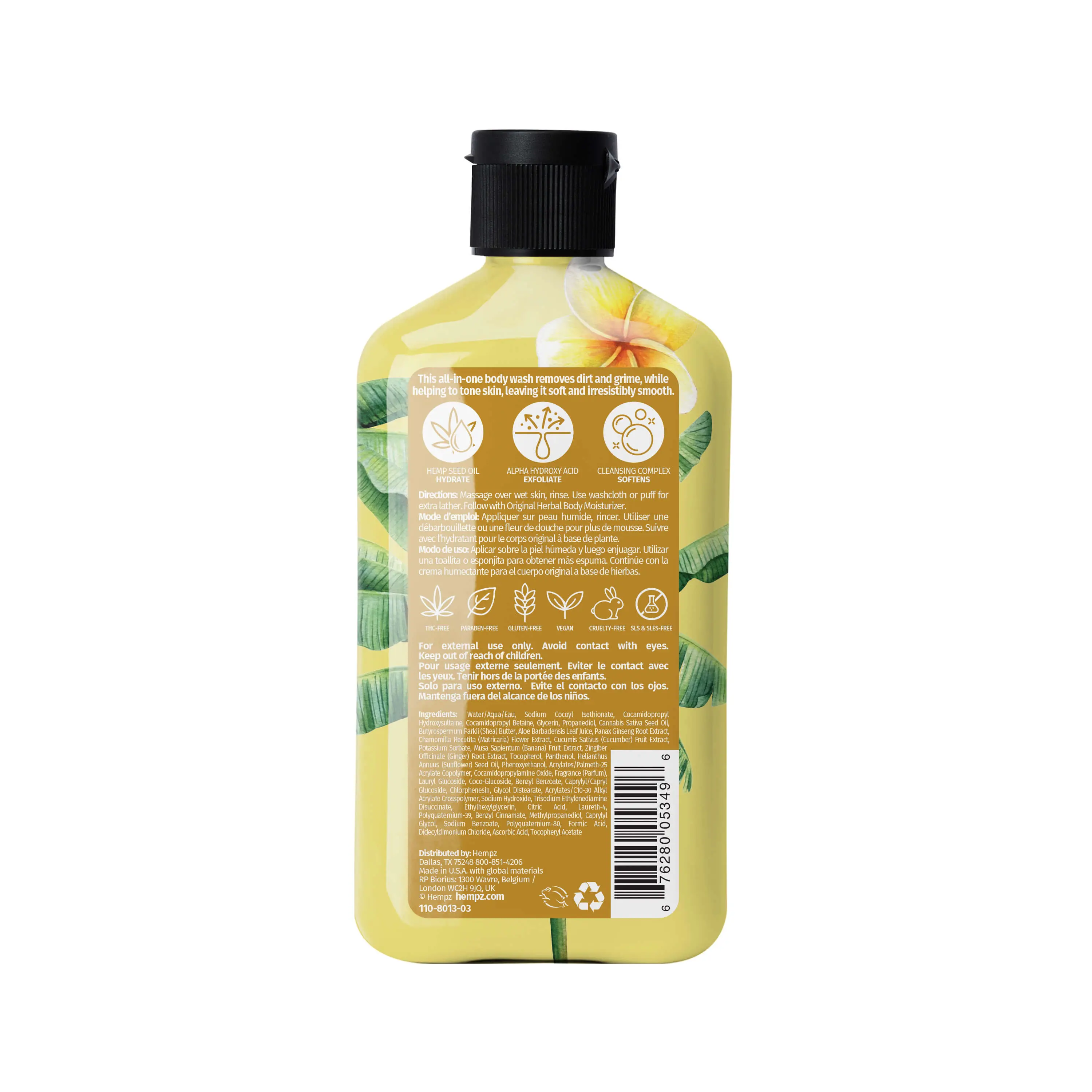 Original Floral Banana Herbal Body Wash - Image 8