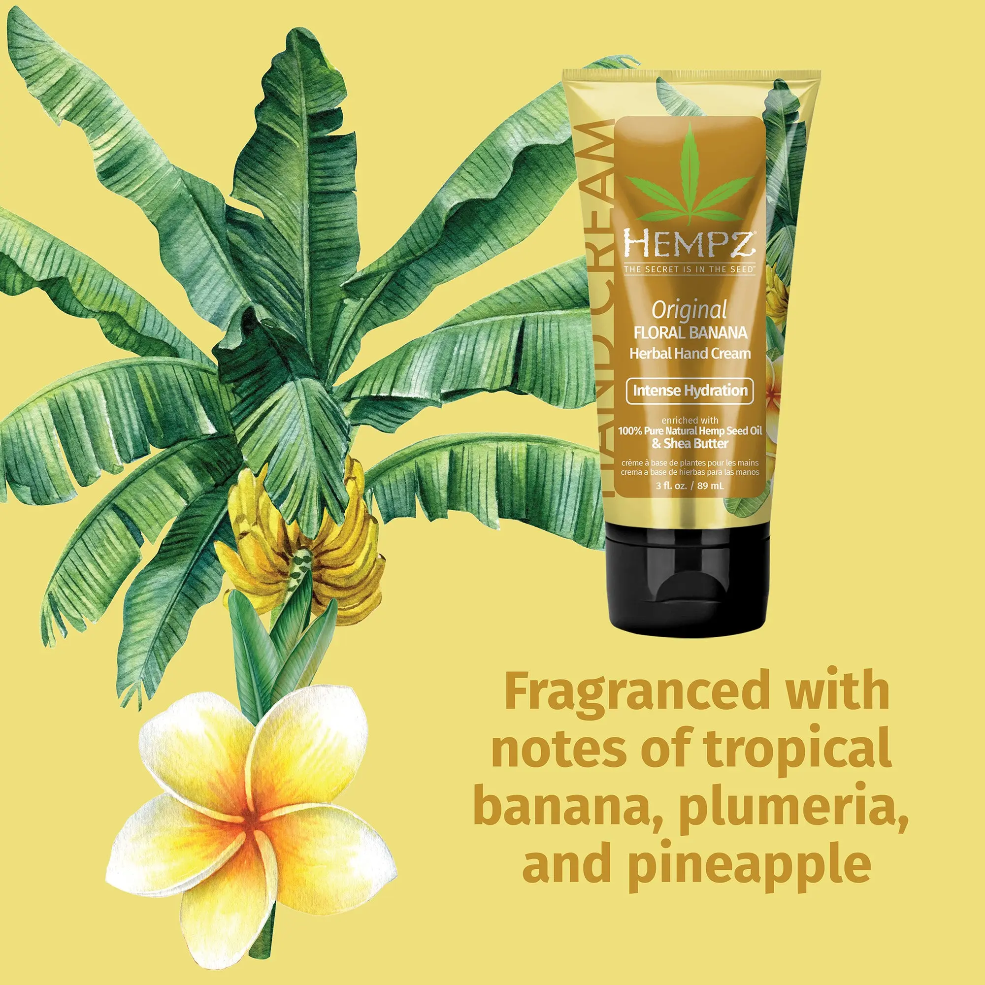 Original Floral Banana Herbal Hand Cream - Image 2