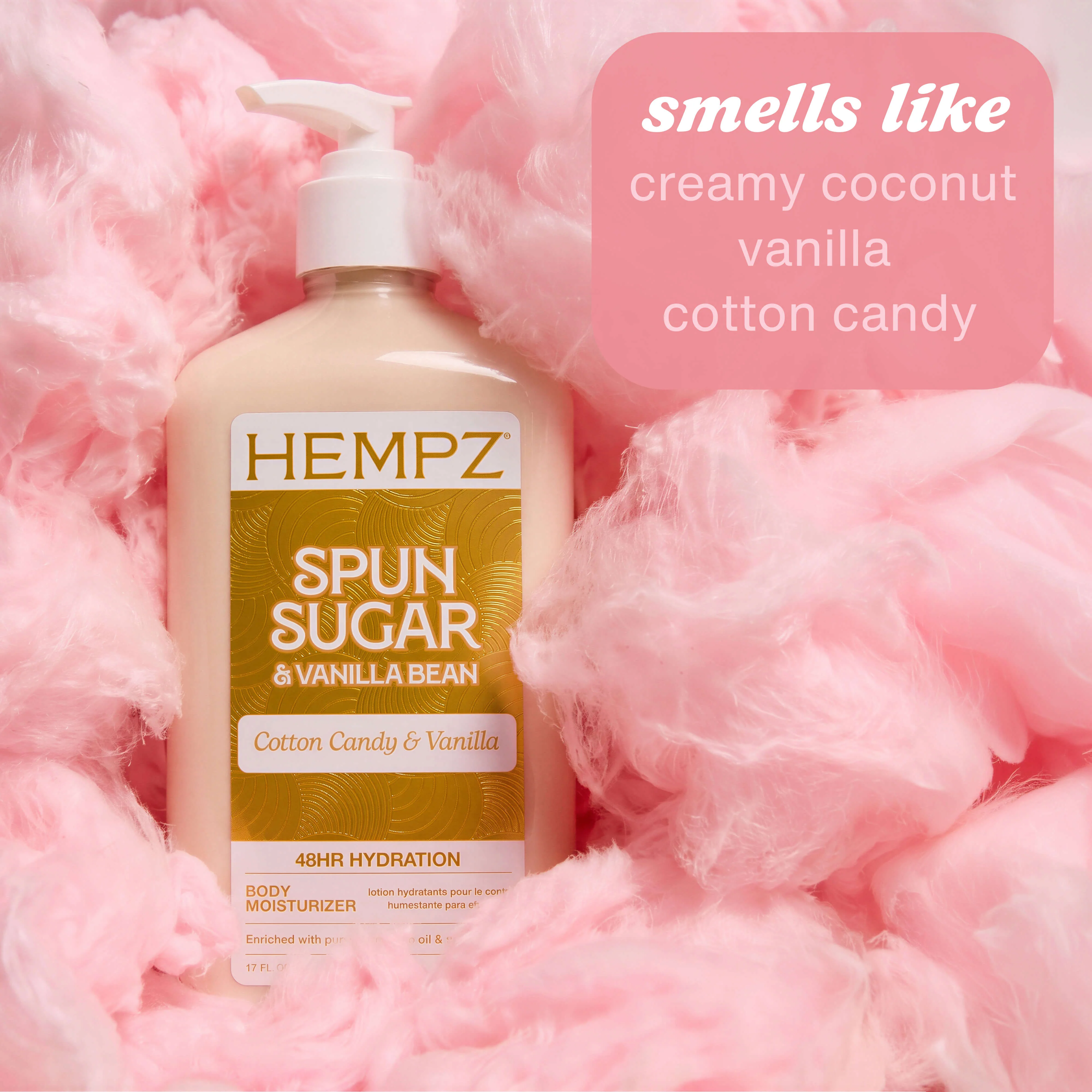Spun Sugar & Vanilla Bean Moisturizing Body Lotion with Shimmer - Image 3
