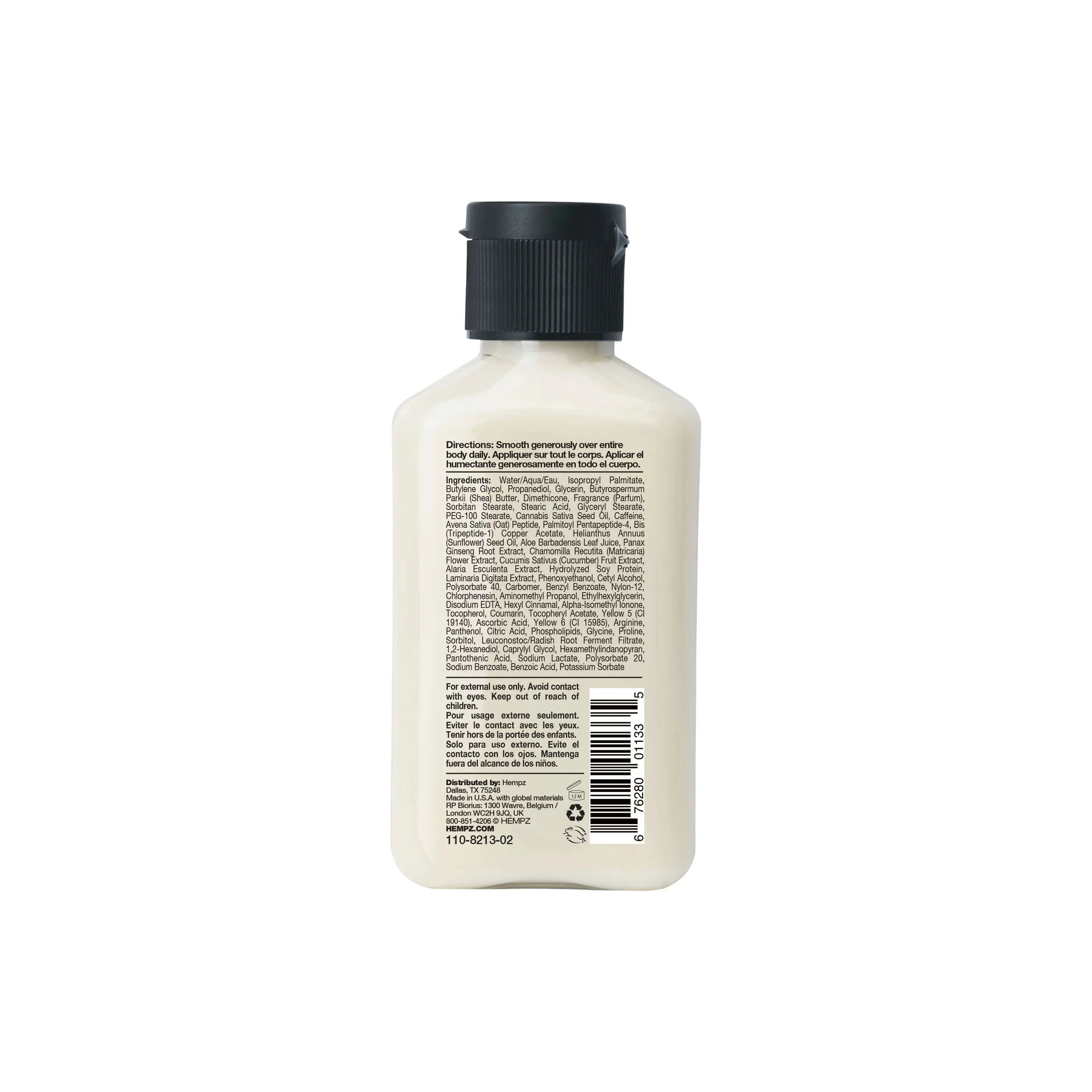Travel-Size Age Defying Moisturizing Body Lotion with Peptides + Caffeine - Image 9