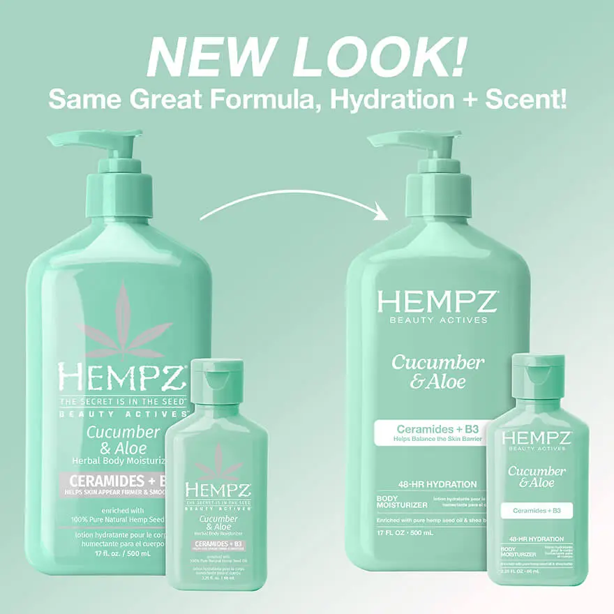 Travel-Size Beauty Actives Cucumber & Aloe Moisturizing Body Lotion with Ceramides + B3 - Image 2