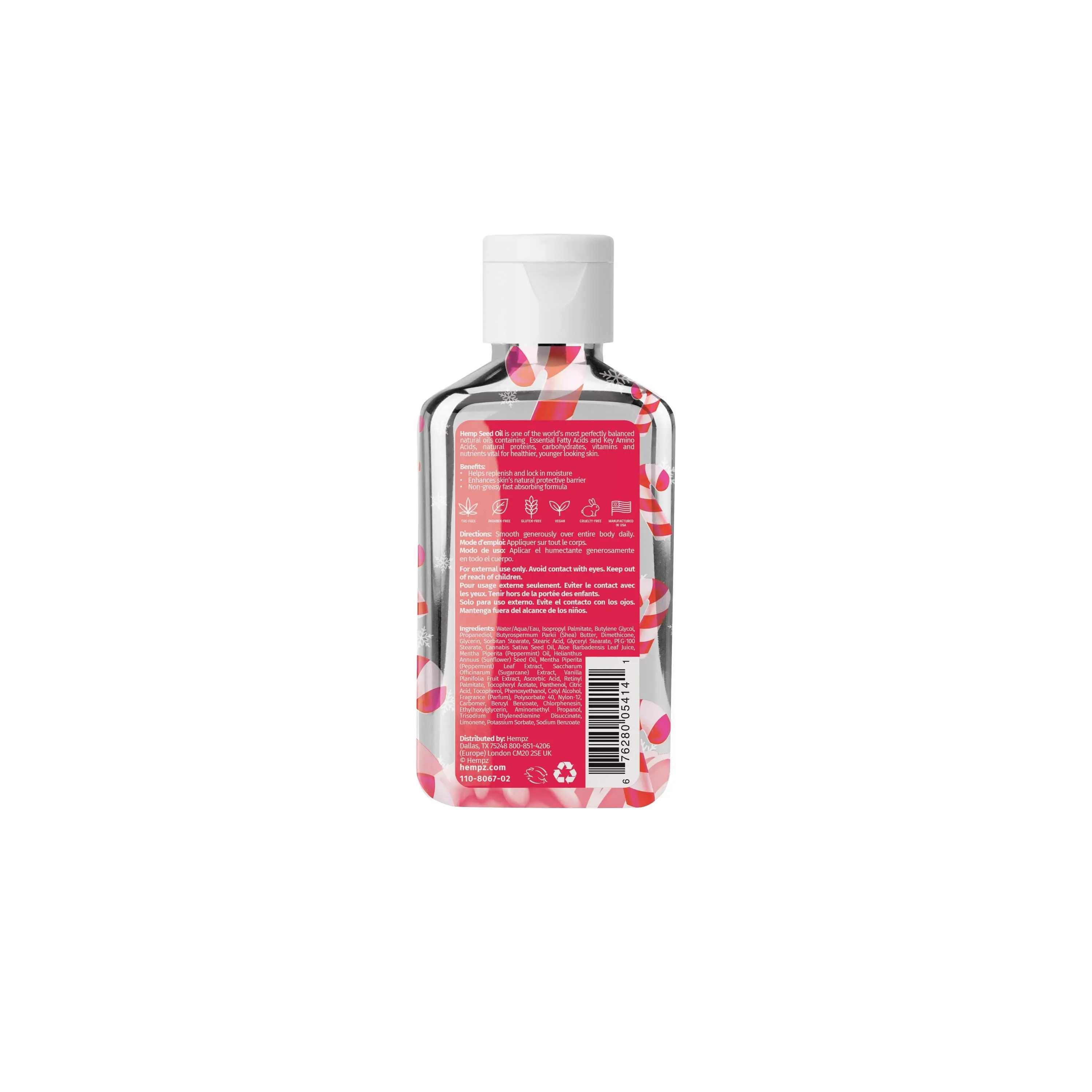 Travel-Size Candy Cane Lane Herbal Body Moisturizer - Image 5