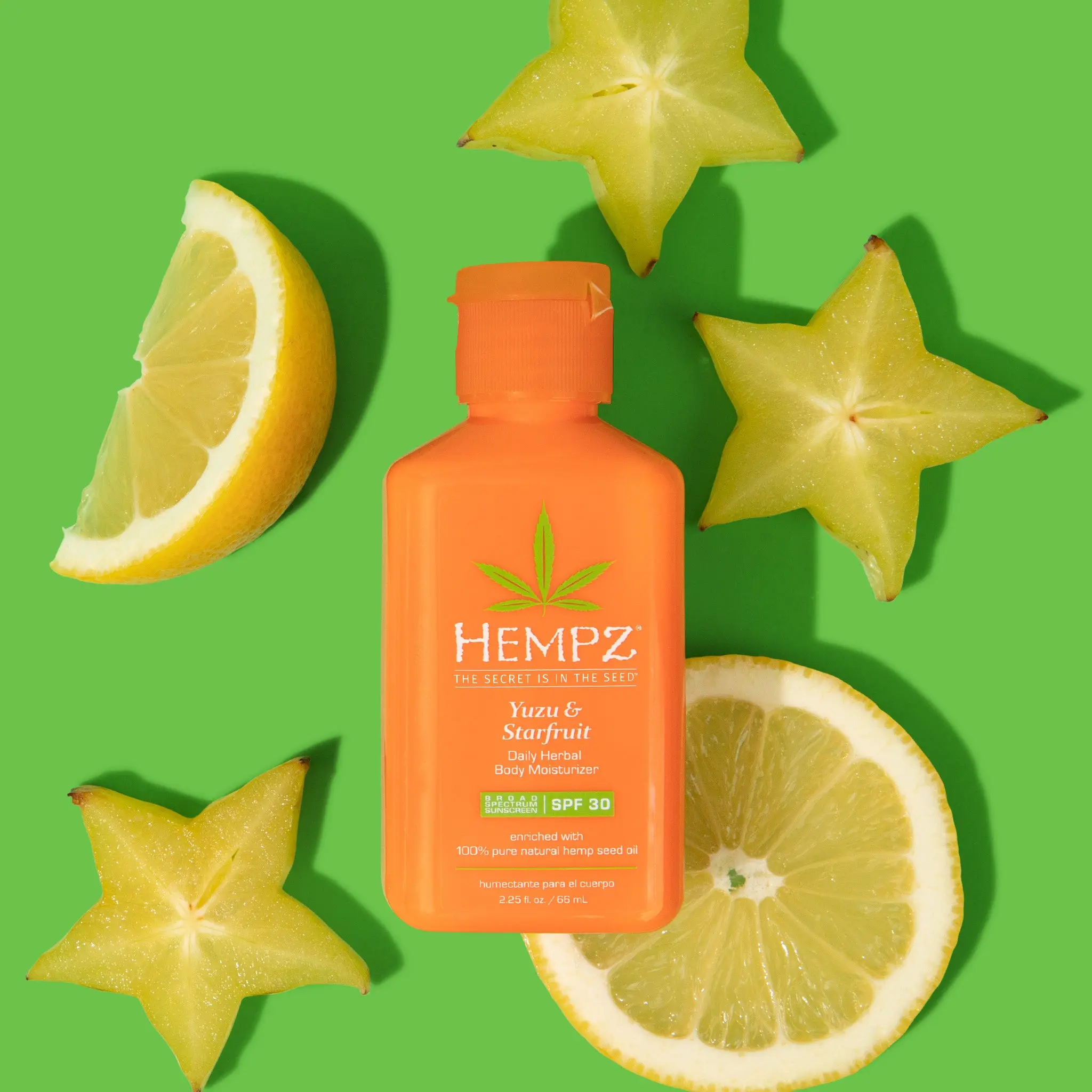 Travel-Size Daily SPF Yuzu & Starfruit Herbal Body Moisturizer with SPF 30 - Image 3
