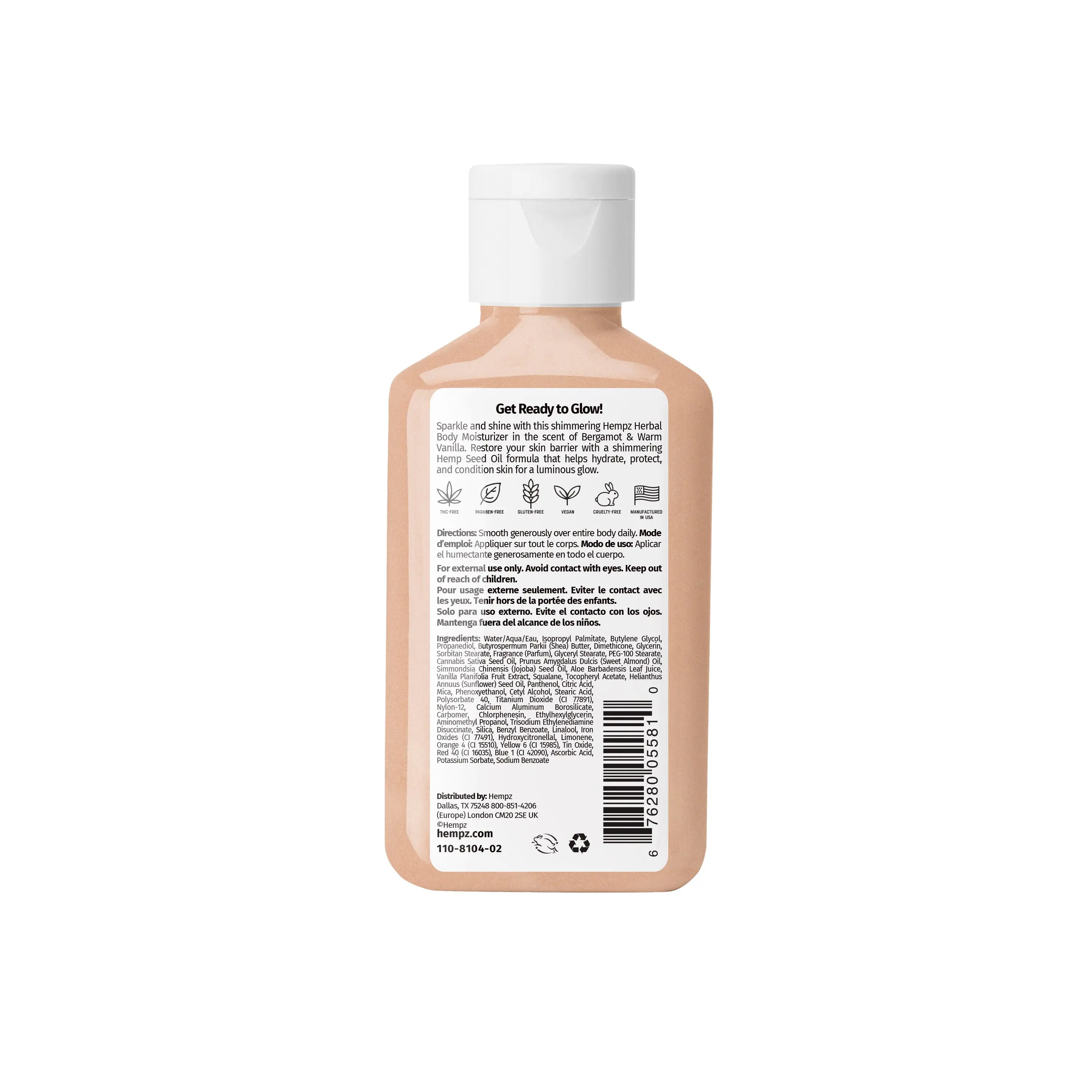 Travel-Size Glow Getter Herbal Body Moisturizer with Shimmer - Image 8