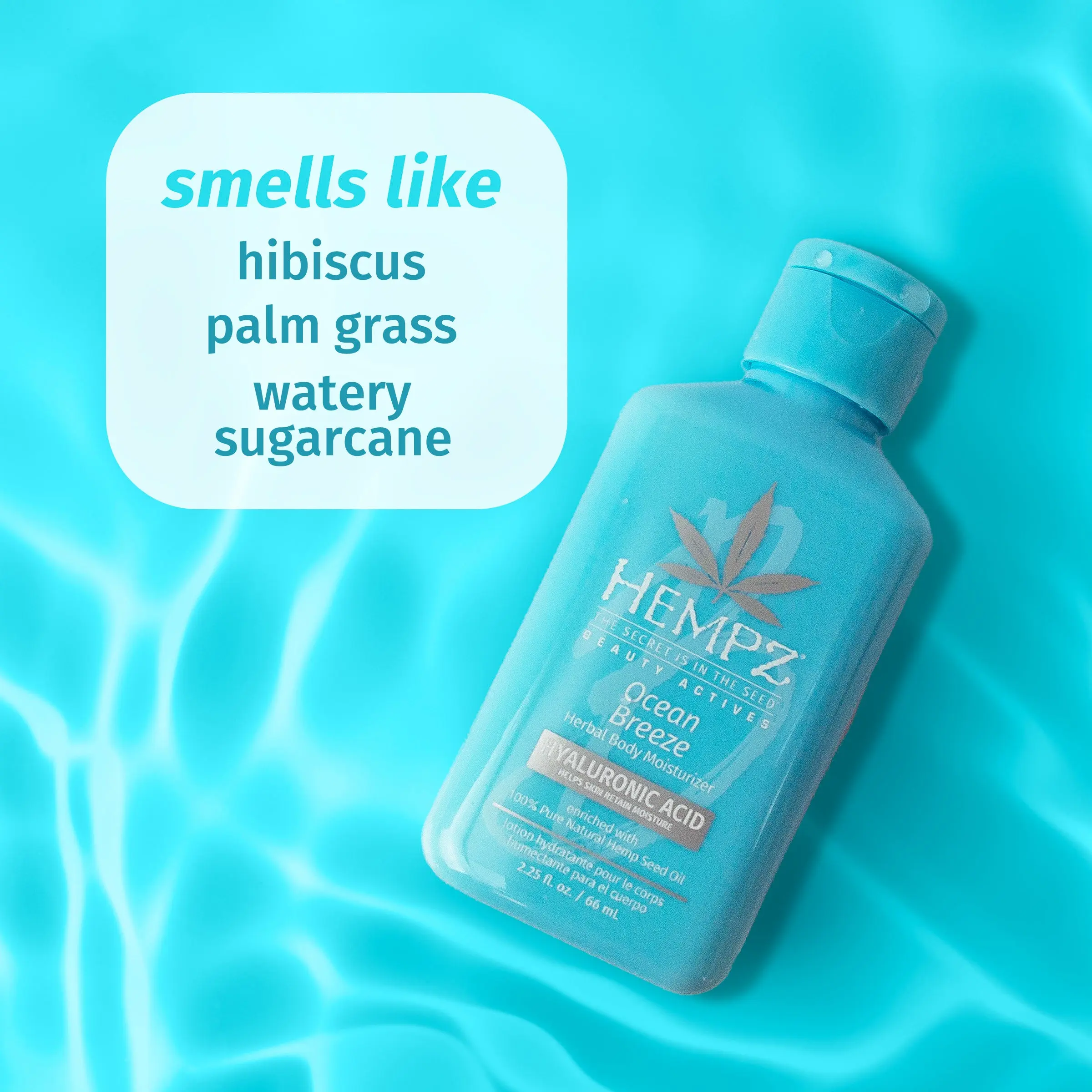 Travel-Size Beauty Actives Ocean Breeze Herbal Body Moisturizer with Hyaluronic Acid - Image 3