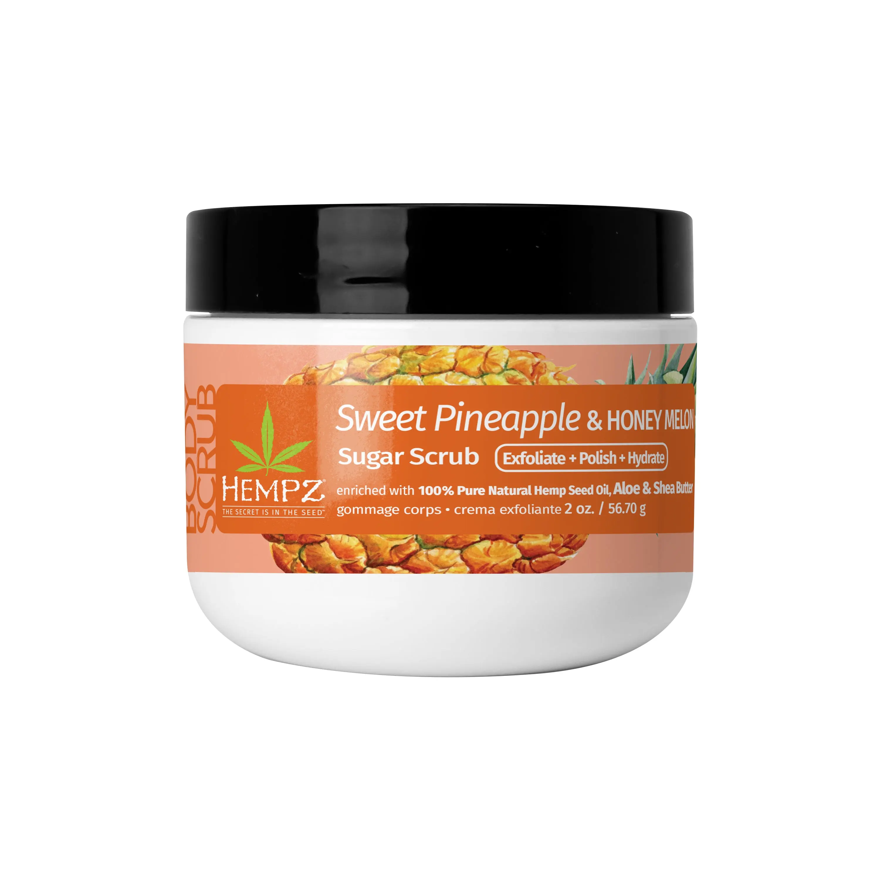 Travel-Size Sweet Pineapple & Honey Melon Herbal Sugar Scrub