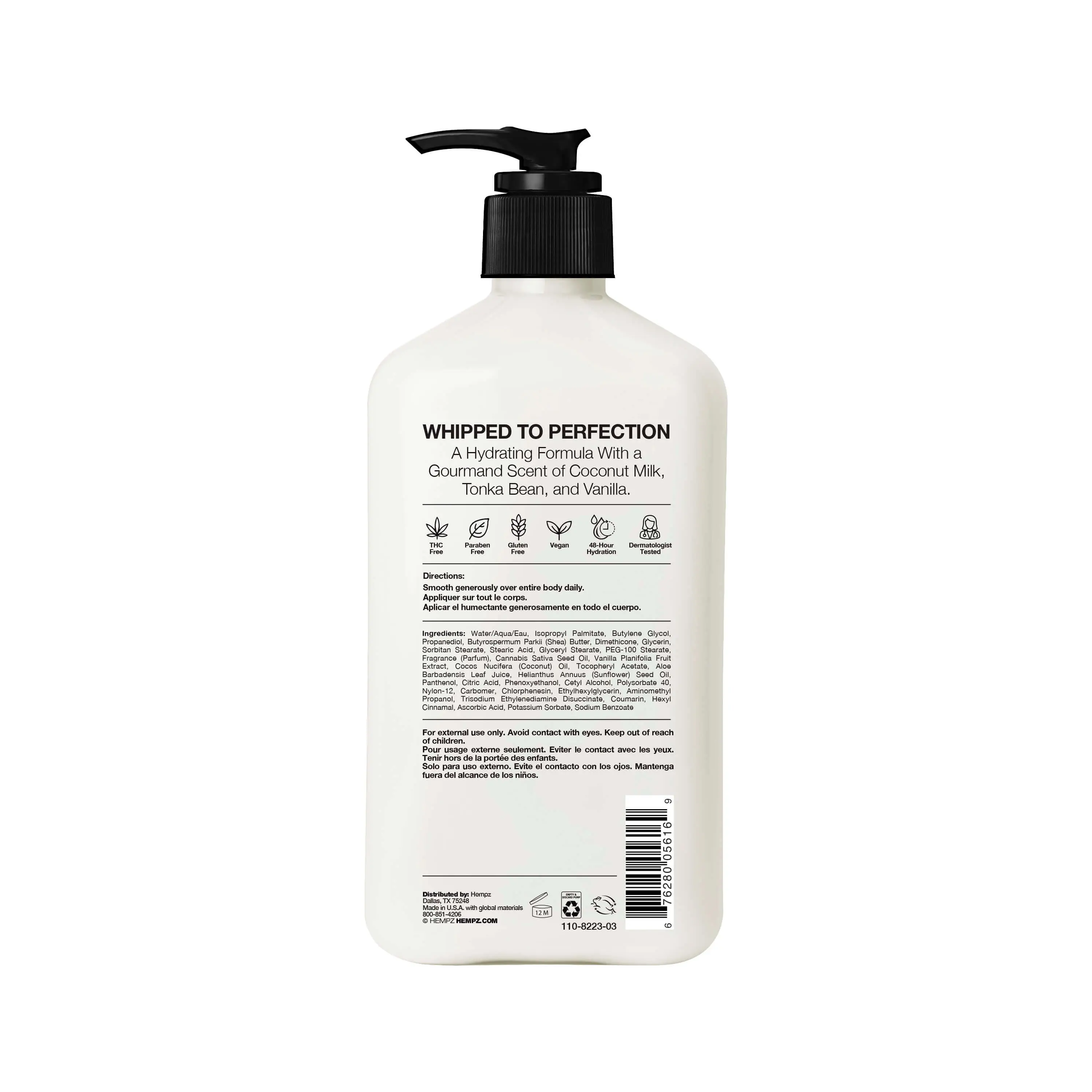 Whipped Vanilla & Coconut Cream Moisturizing Body Lotion - Image 10