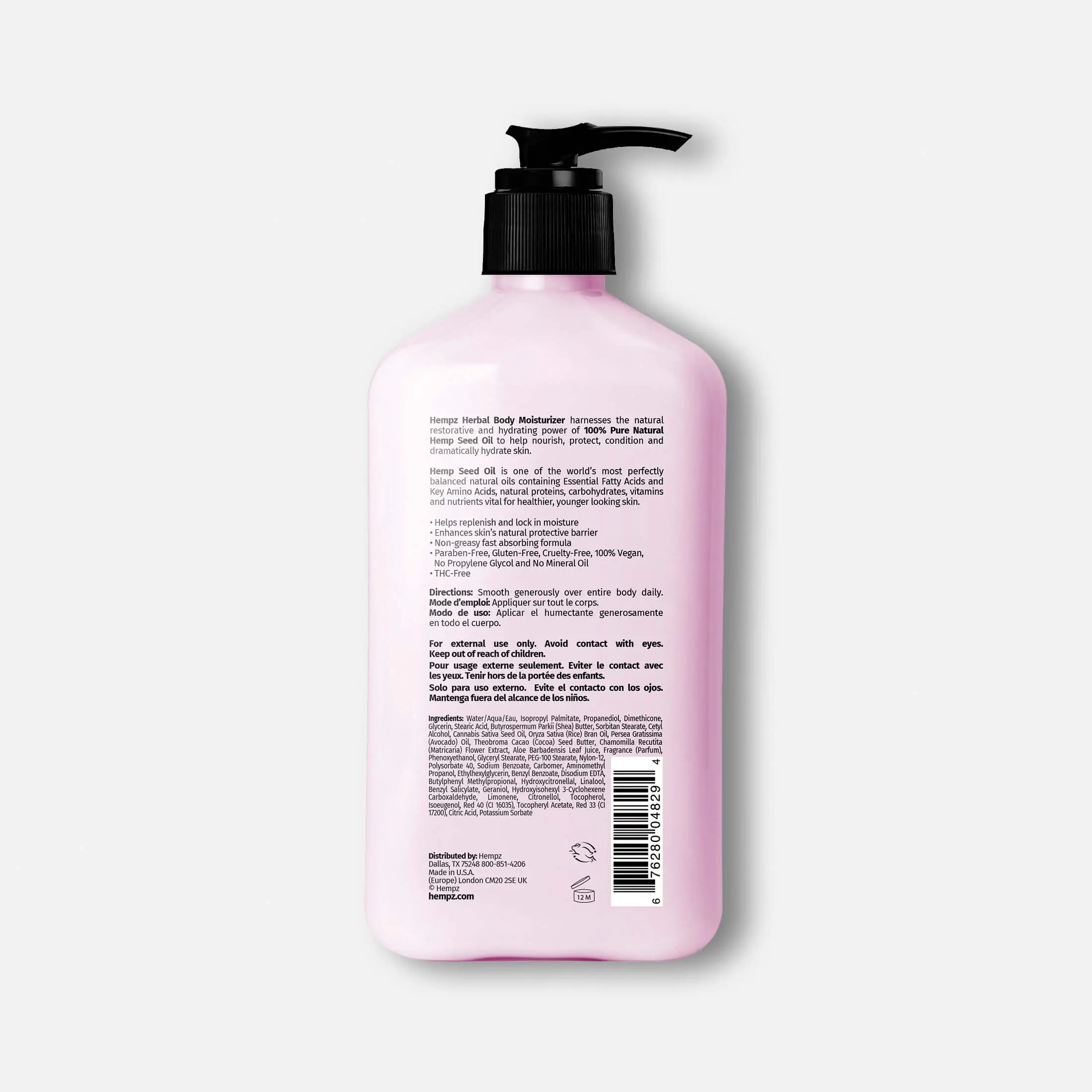 White Gardenia & Apple Blossom Herbal Body Moisturizer - Image 2