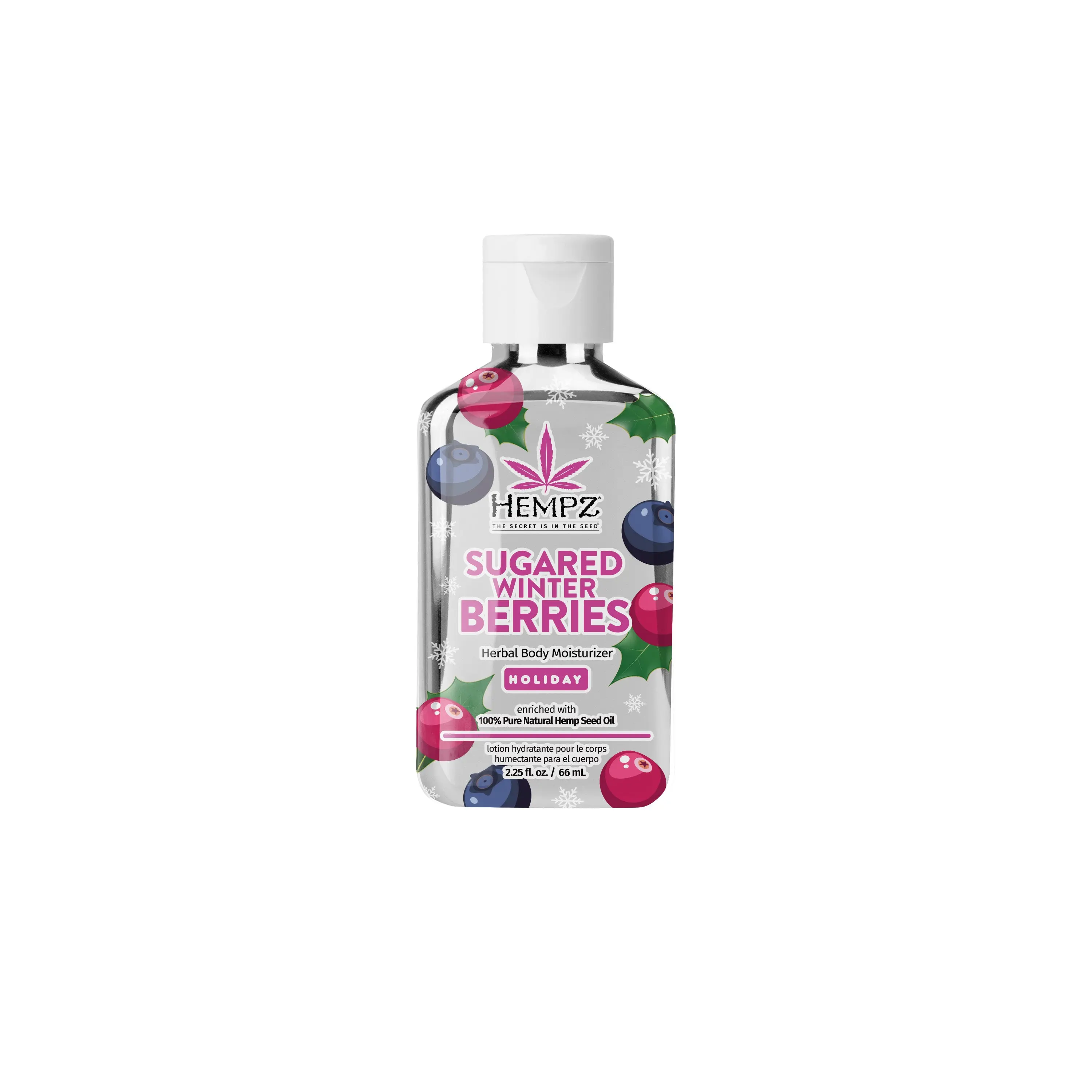 Travel-Size Sugared Winter Berries Herbal Body Moisturizer